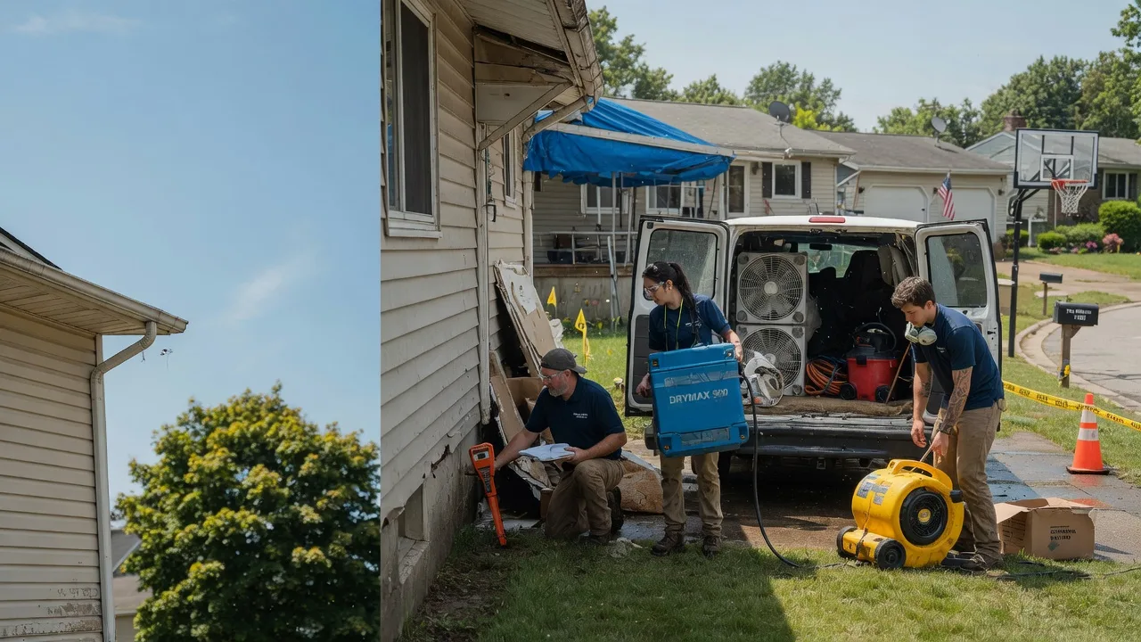 Ceiling Leak Cleanup in Holgate, OH near me